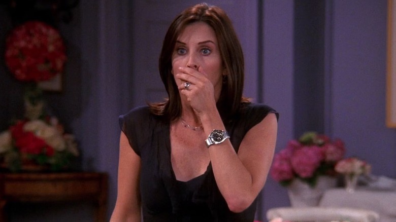 Monica Geller reacting