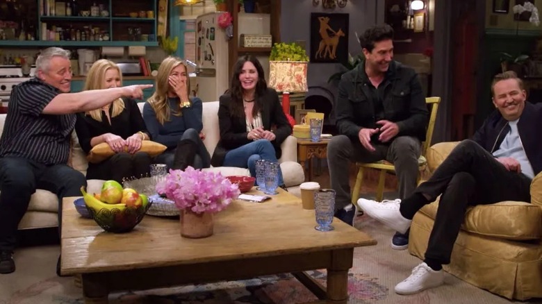 The whole cast of Friends reunited