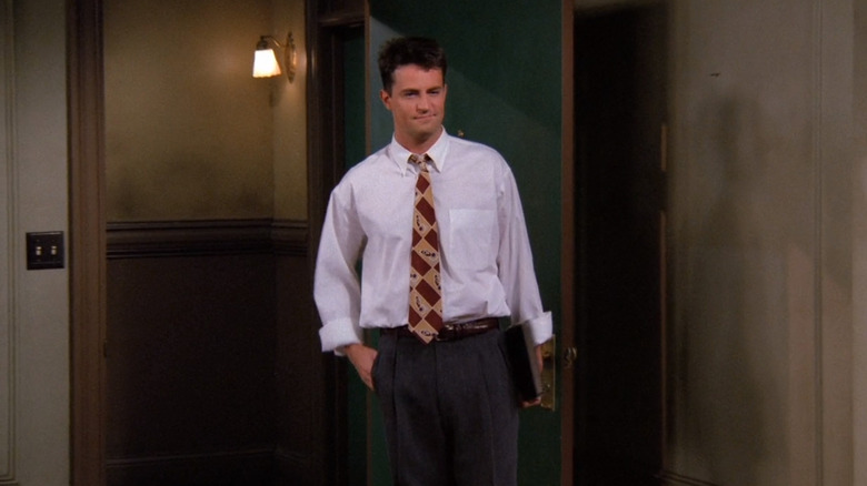 Chandler standing in a doorway