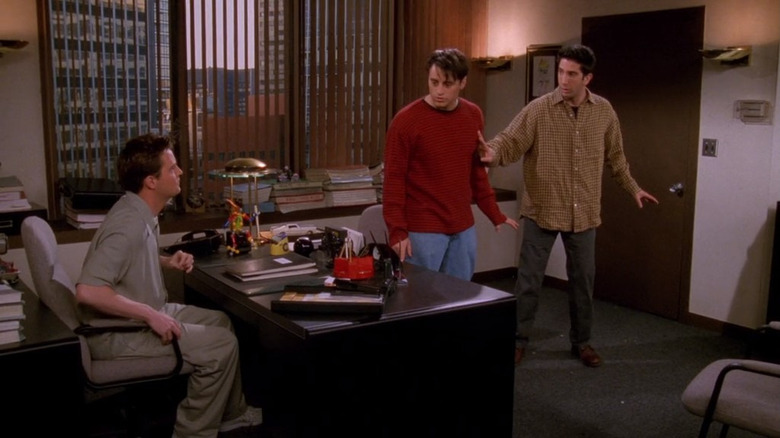 Chandler and friends in office