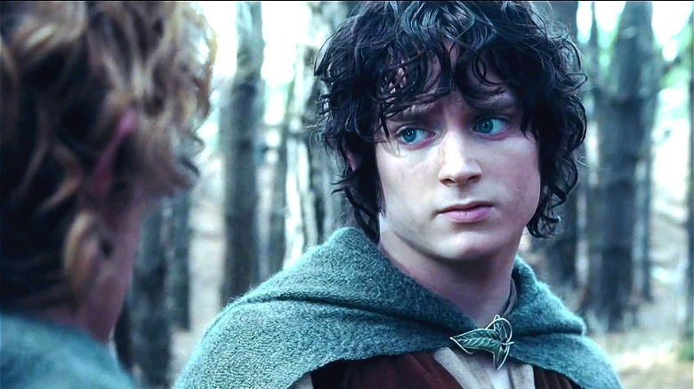 Frodo looking at Sam