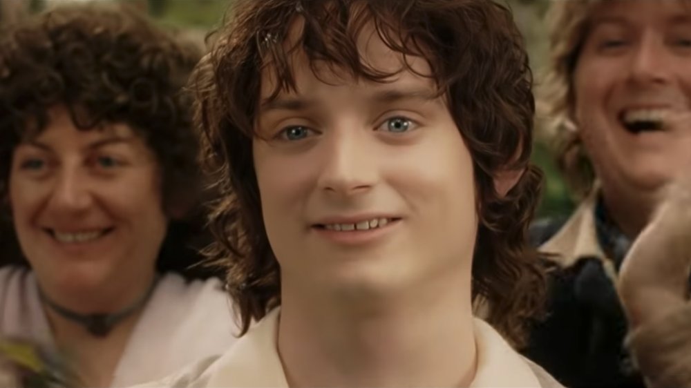 A nearly happy Frodo at the end of the Return of the King