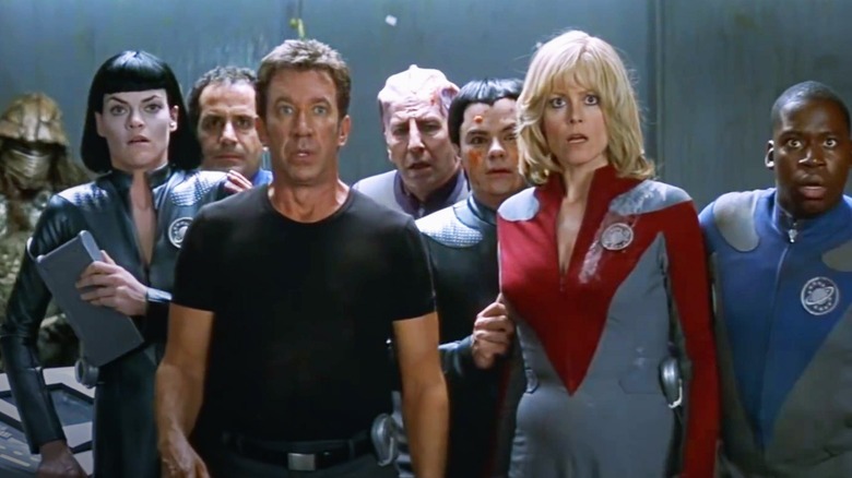 The "Galaxy Quest" gang faces an alien menace in the 1999 film