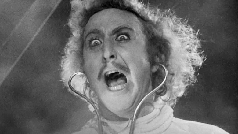 Dr. Fronkensteen screams in "Young Frankenstein" (1974)