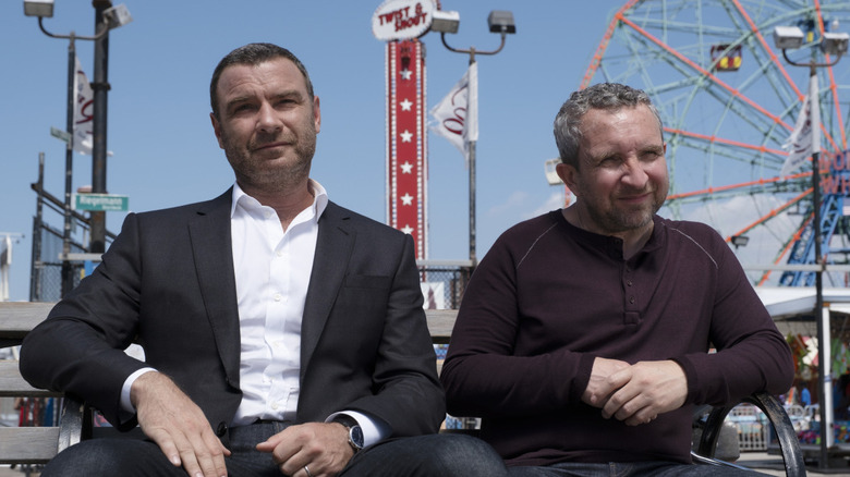 Eddie Marsan and Liev Schreiber sitting together