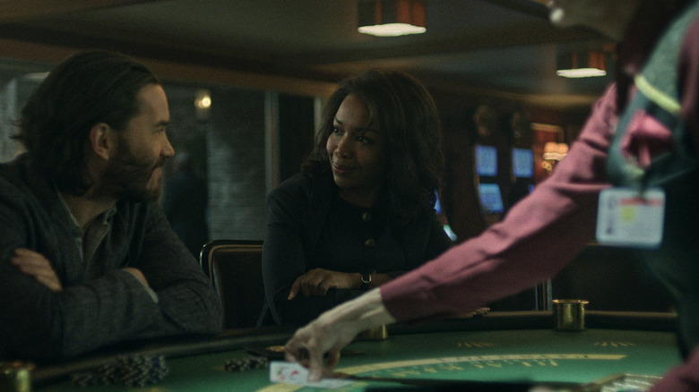 Maya Miller at a gambling table
