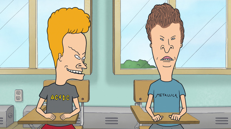 Beavis and Butthead in class