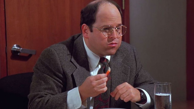 George costanza eating shrimp