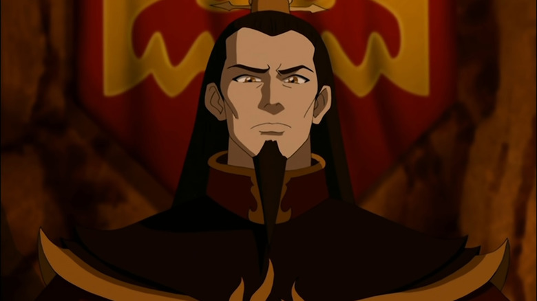 Firelord Ozai looks concerned