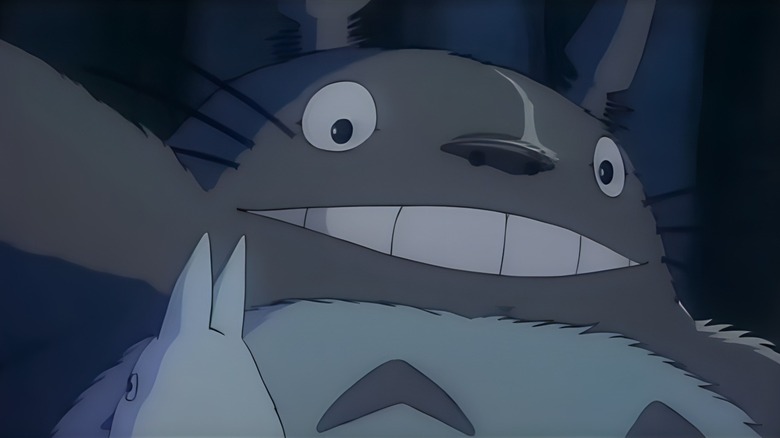 Totoro smiles