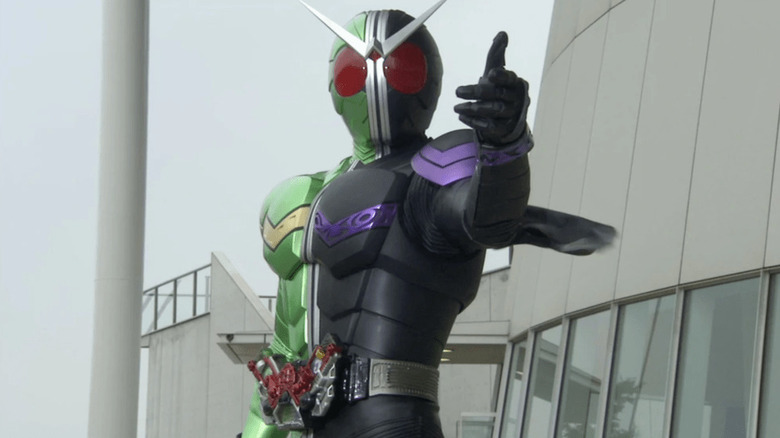 Kamen Rider W in constume