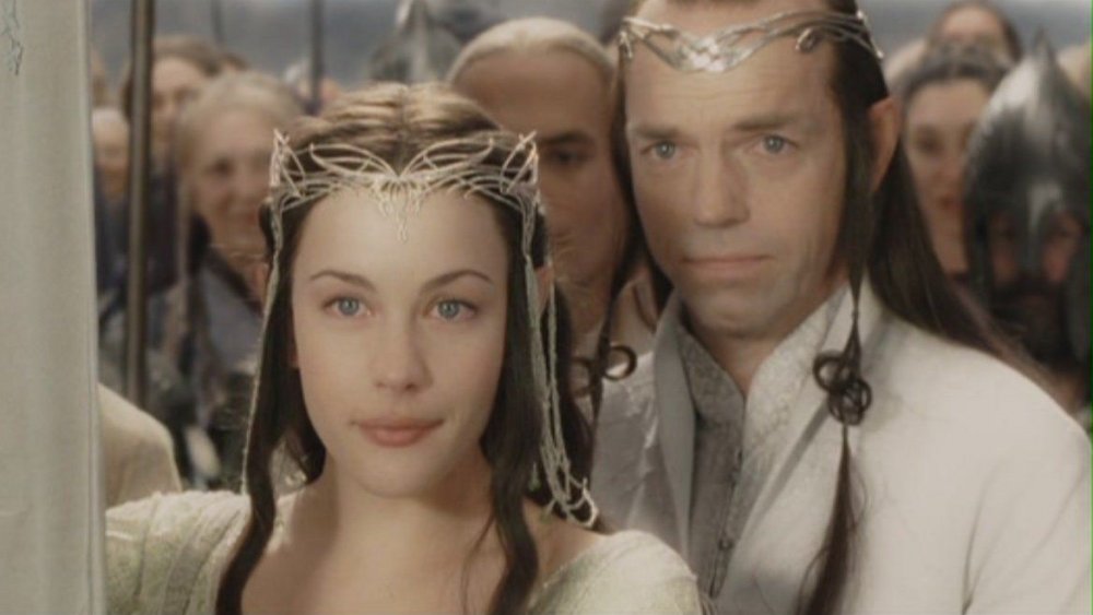 Liv Tyler and Hugo Weaving in The Lord of the Rings