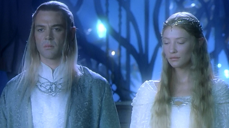 Celeborn and Galadriel in The Fellowship of the Ring