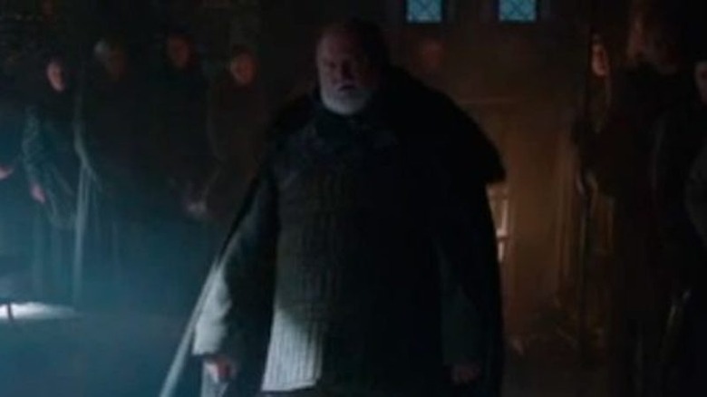 Lord Portan stands in Winterfell