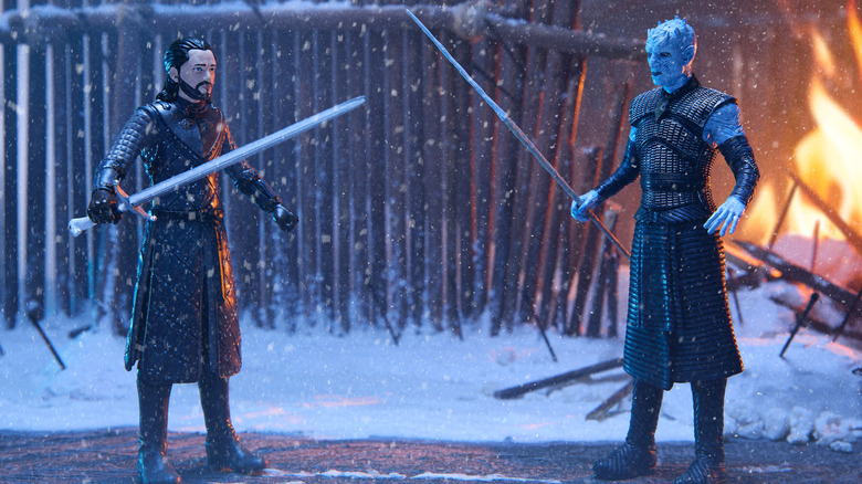 Jon Snow fighting the Night King