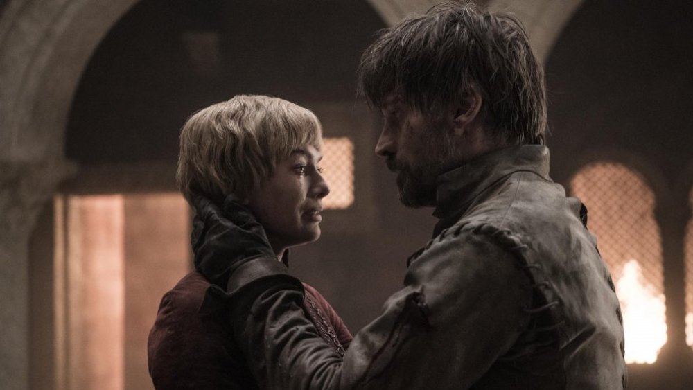 Nikolaj Coster-Waldau as Jaime Lannister and Lena Headey as Cersei Lannister on Game of Thrones