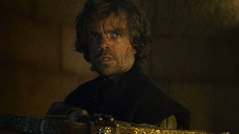 Tyrion Lannister wielding crossbow