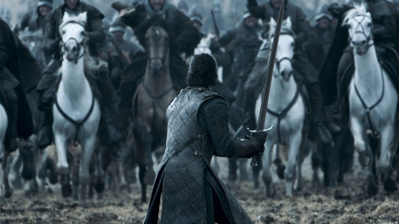 Jon Snow prepares to fight alone