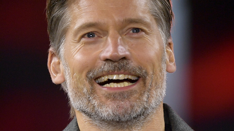 Nikolaj Coster-Waldau laughing