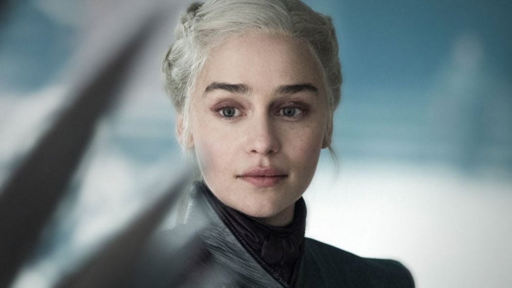 Emilia Clarke as Daenerys Targaryen on Game of Thrones