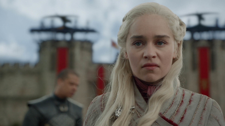 Daenerys scowling