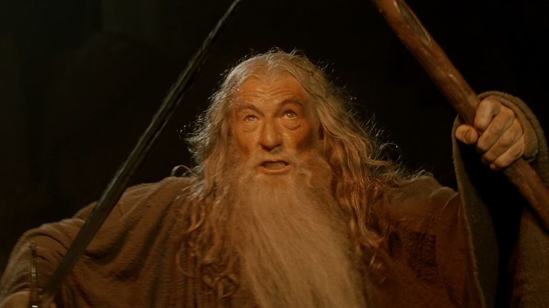 Gandalf holds off the Balrog 