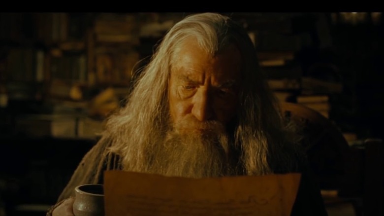 Gandalf visits the archives 