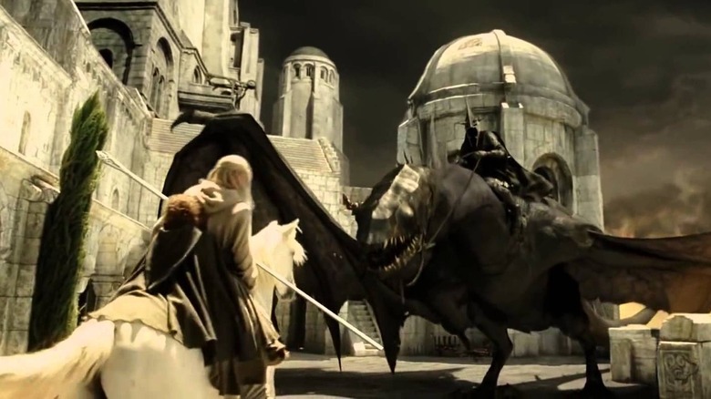 Gandalf takes on the Witch King