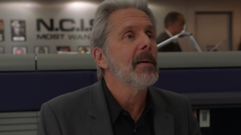 Gary Cole in squad room at 'NCIS'