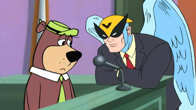 Harvey Birdman consults Yogi Bear