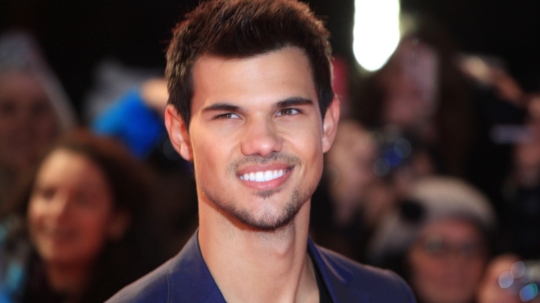 Taylor Lautner smiling 