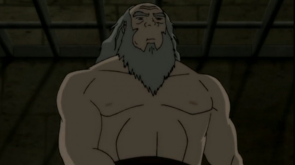 Iroh in prison in Avatar: The Last Airbender