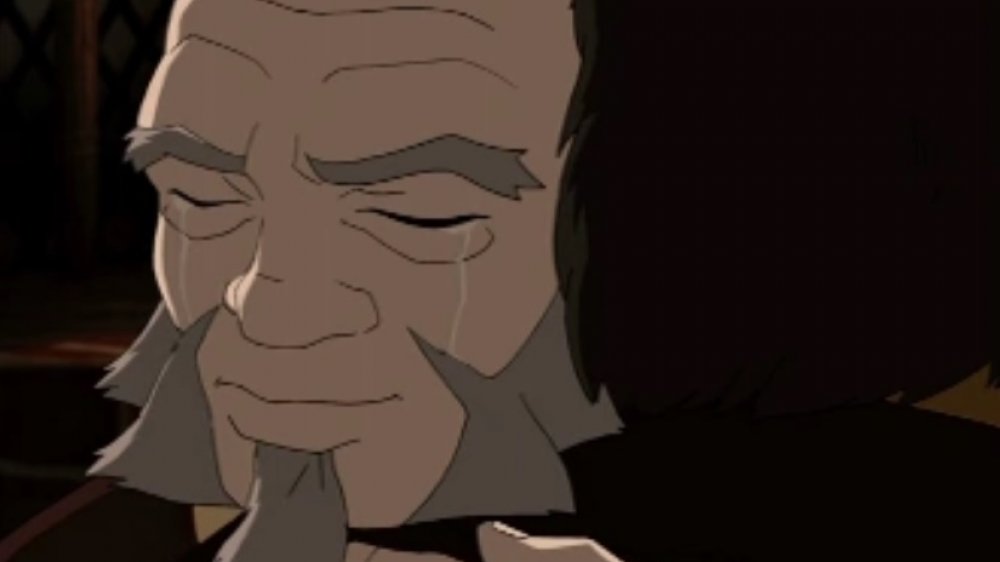 Iroh cries after reuniting with his nephew