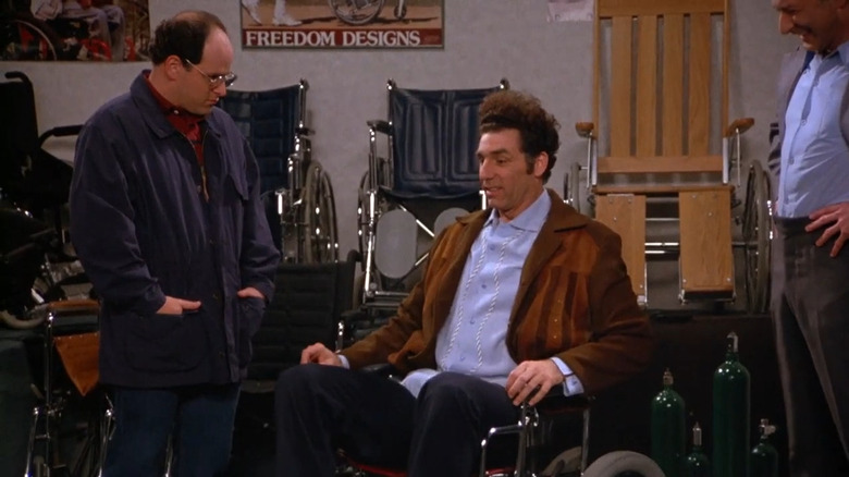 George and Kramer buy wheelchair