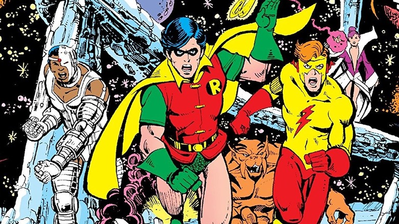 Robin leads the New Teen Titans