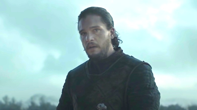 Jon Snow looking glum