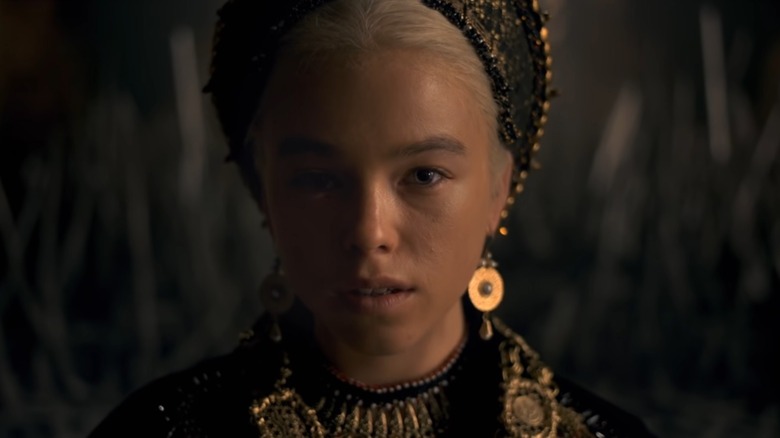 Rhaenyra Targaryen in headdress