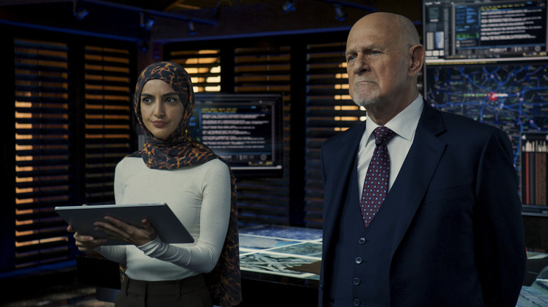 Gerald McRaney and Medalion Rahimi staring 