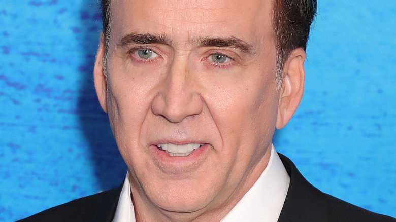 Nicolas Cage on a red carpet