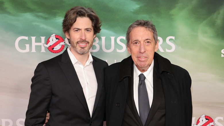 Ivan and Jason Reitman at premiere