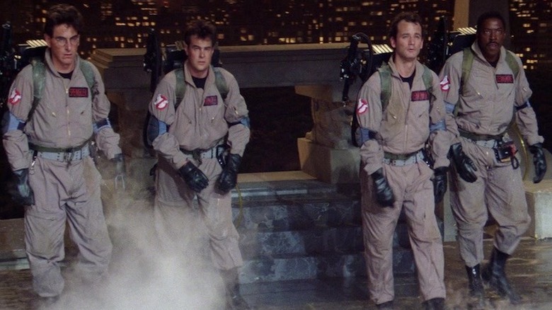 Original Ghostbusters looking on