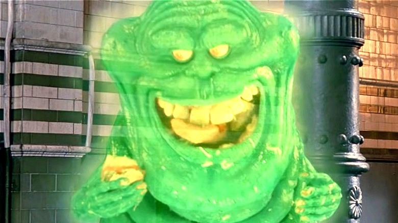 Slimer eating