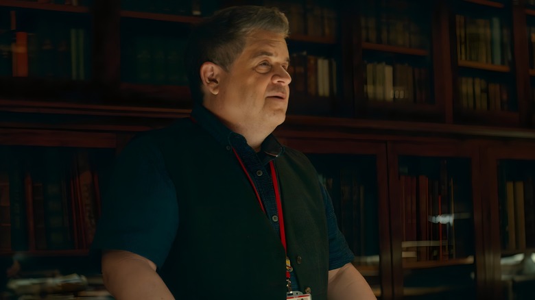 Patton Oswalt wears a vest