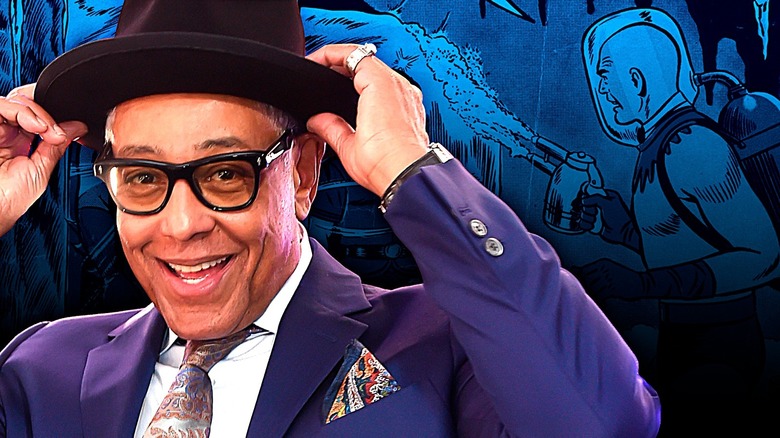 Giancarlo Esposito in suit and hat