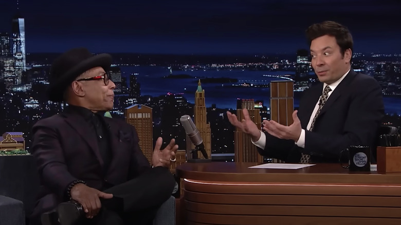 Giancarlo Esposito on The Tonight Show opposite Jimmy Fallon