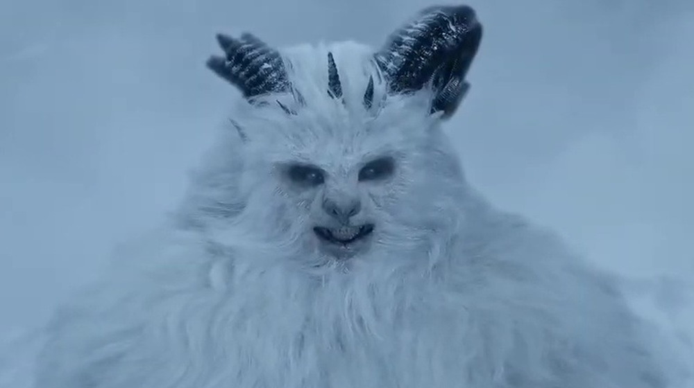 Snow Monster grins