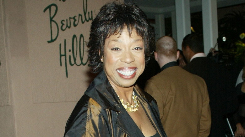 Lynne Thigpen turns her head to smile