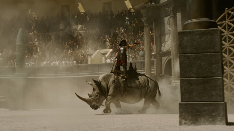 Rhino in Colosseum 