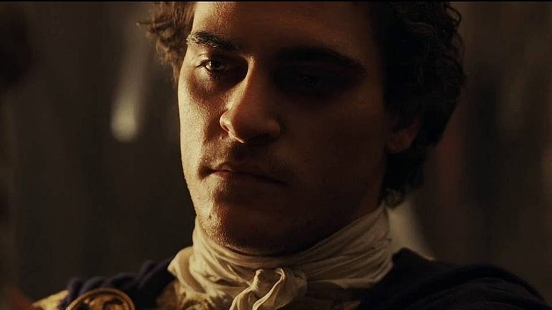 Close up of Commodus