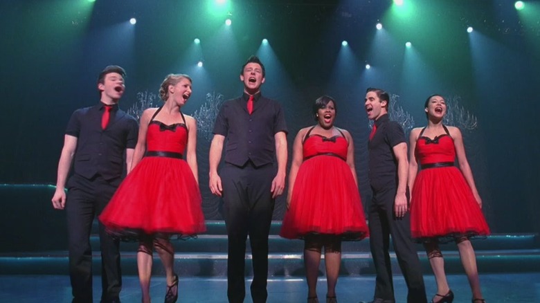 New Directions members performing